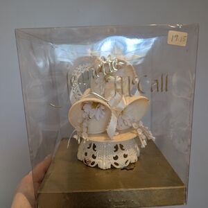 Vintage Wedding Cake Topper Bells And Birds